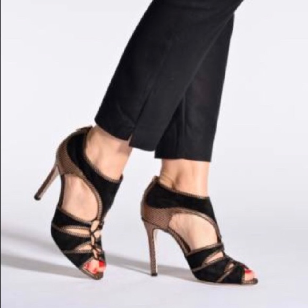 $129🔥L.K.Bennett Mia Rose GoldBlack Sandal 8.5
Original price$425